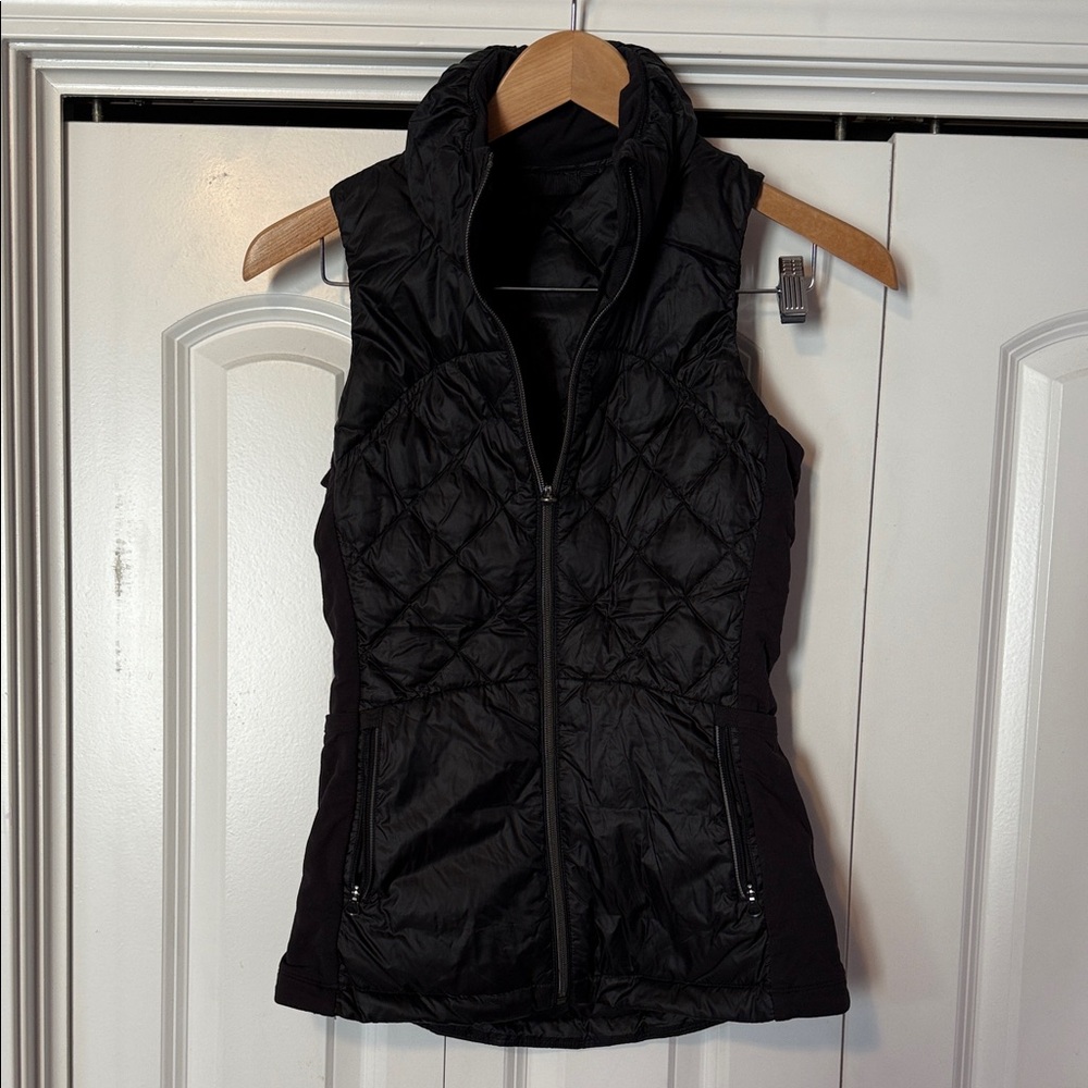 Lululemon Athletica Black Quilted Vest